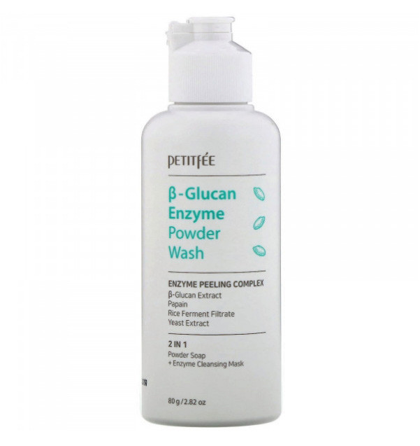 Ензимна пудра з бета-глюканом Petitfee B-Glucan Enzyme Powder Wash 80 г