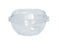 Контейнер-салатник, ПС-510, круглый с крышкой, прозрачный, 500 мл, 50 шт/уп