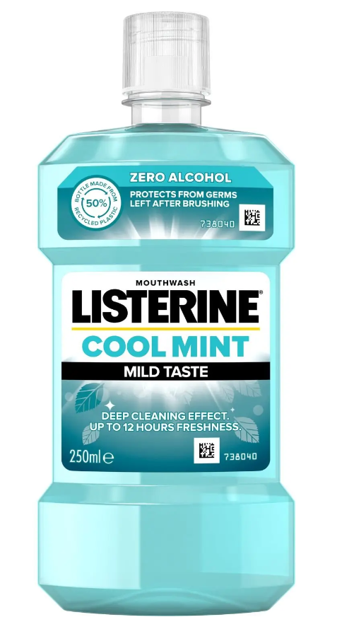 Ополіскувач для ротової порожнини Listerine Cool Mint 250 мл