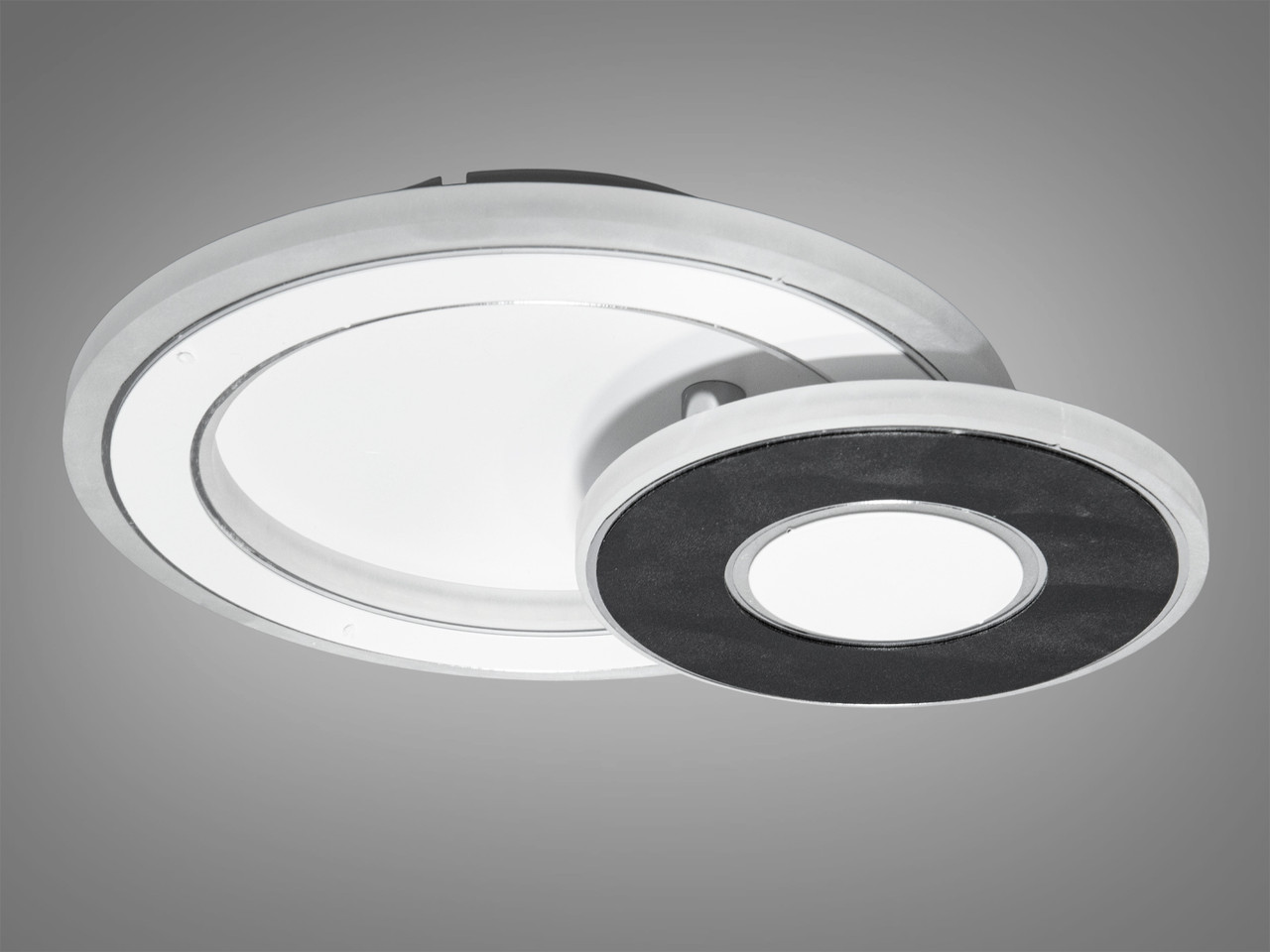 Світлодіодний стельовий світильник 6996-LS білий-чорний для сучасного інтер’єру 6996, фото 1