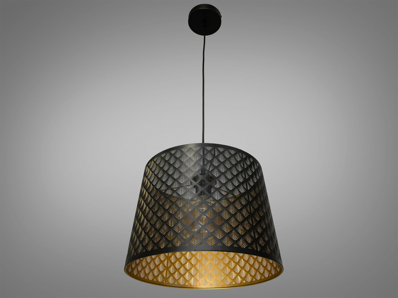 Оригінальний світильник-підвіс "Геометрія" у стилі Loft, колір чорний 8393-1BK-LS