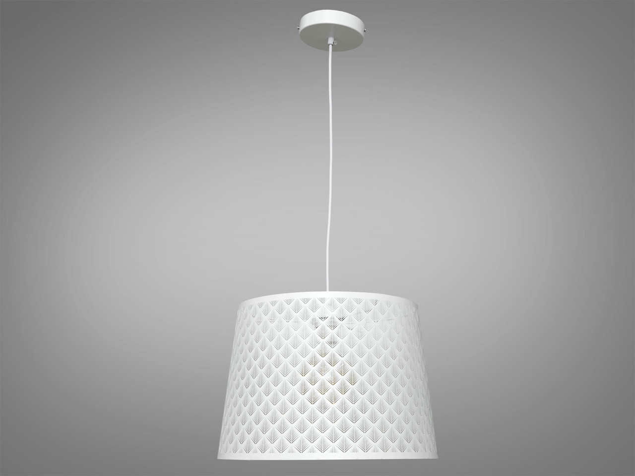 Стильний підвісний світильник "Геометрія" у кухню, колір білий 8393-1WH-LS