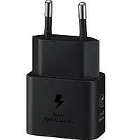 Адаптер питания для телефона Samsung Power Adapter 25W Type-C Black (EP-T2510NBEGEU)