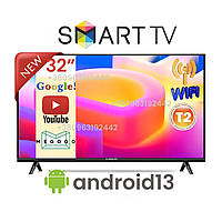 Android телевизор 32 дюйма SMART UHD TV Т2 Wifi 4К