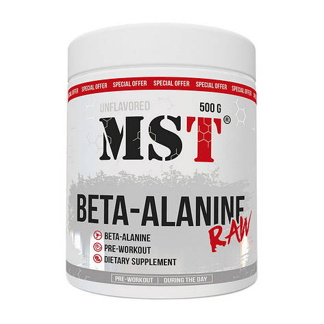 MST Beta - Alanine Raw (500 g, unflavored), фото 1