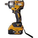 Набір акумуляторного інструменту DeWalt 4 в 1 36V/6A (перфоратор, шуруповерт, гайковерт, болгарка), фото 7