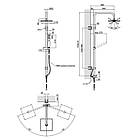 Душова стійка Qtap CRM 1001, фото 2