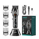 Машинка для стриження волосся VGR Hair Clipper V-653 Voyager, бездротова електробритва, для дому, фото 5