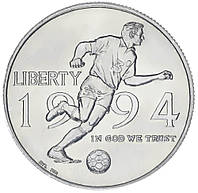 США 50 млн (халаф) 1994 «Чемпіонат світу з футболу» UNC (KM#246)