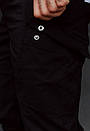 Штани карго чорні Staff cargo fa spandex black2, фото 6