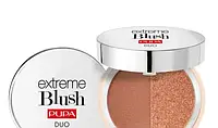 Румяна для лица Pupa Extreme Blush Duo 120 - Radiant Caramel Glow Spice