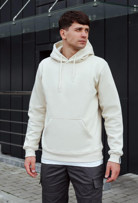 Однотонне чоловіче худі Staff milk basic fleece