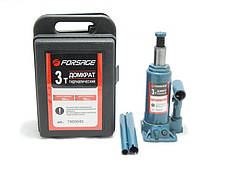 Домкрат пляшковий FORSAGE T90304S 3т з клапаном (180-350мм) в кейсі