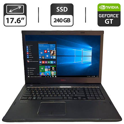 Ноутбук Б-клас Dell Vostro 3750/ 17.3" (1600x900)/ Core i7-2630QM/ 8 GB RAM/ 240 GB SSD/ GeForce GT 525M 1GB, фото 1