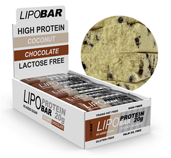 Lipobar - 20x50g Coconut With Chocolate Crisps