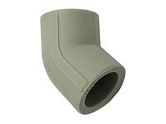 Кутник 45˚ Ø25 поліпропіленовий сірий колір Asco®