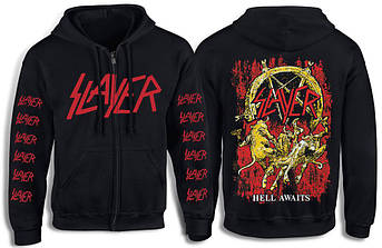 Толстовка на змійці SLAYER Hell Awaits, фото 1
