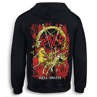 Толстовка на змійці SLAYER Hell Awaits, фото 3