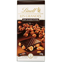 Шоколад Lindt Les Grandes 34% Haselnüsse Feinherb 150g