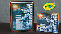 Набор карандашей Crayola Star Wars Storm Trooper Collectible Tin в металлической коробке, Крайола