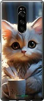 Чехол на Sony Xperia XZ4 White cat "5646u-1623-2448"