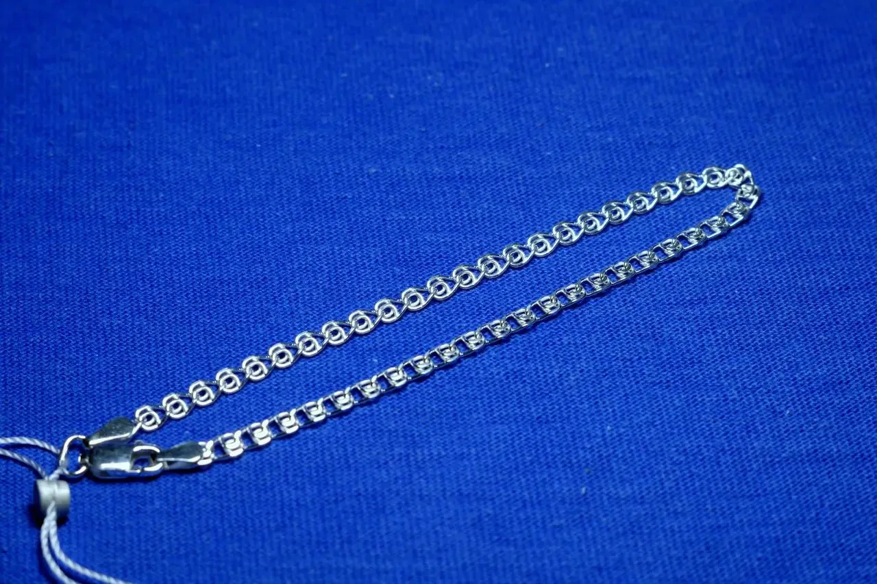 Панцирный браслет Лав из серебра, 3.5 мм 90223105041 - фото 3 - id-p578522214