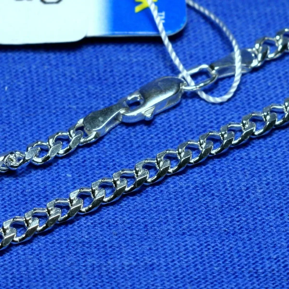 Панцирный браслет Ромб из серебра, 4 мм 90201110043 - фото 1 - id-p577964013