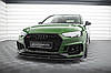 Сплітер Audi RS4 B9 тюнінг обвіс губа юбка елерон (V1), фото 3
