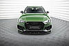 Сплітер Audi RS4 B9 тюнінг обвіс губа юбка елерон (V1), фото 5
