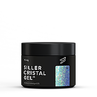 Гель з блискітками Siller Crystal №05, 15 мл