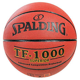 М'яч баскетбольний TF1000 Spalding NE-BAS-1000 № 7 коричневий, Toyman