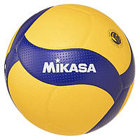 Мяч волейбольный тренировочный V300W Mikasa NE-V-300W № 5 сине-желтый, Toyman