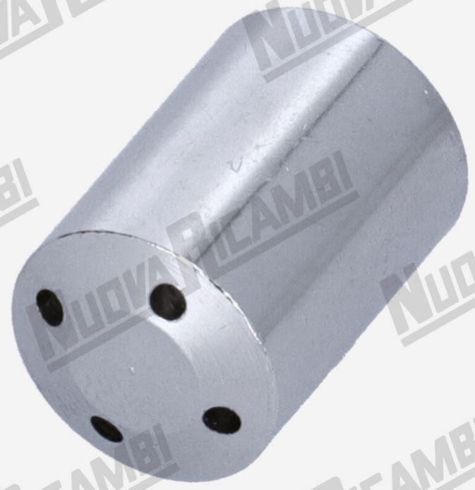 Насадка стімера, хромована M10x1 - Ø 12x17мм - 4 отв. Ø 1,5мм - BRASILIA / BFC / SANREMO / FIAMMA RST / VBM / ECM