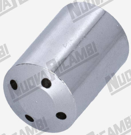 Насадка стімера, хромована M10x1 - Ø 12x17мм - 4 отв. Ø 1,5мм - BRASILIA / BFC / SANREMO / FIAMMA RST / VBM / ECM, фото 1