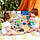 Подарунок малюкуб Великий Бізіборд з Ліхтариком, Розвиваюча Дошка Монтессорі, 50*65, фото 5