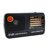 Ретро радиоприемник Kipo KB-409AC колонка портативная, фм приемник с хорошим приемом, радио «T-s»