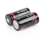 Акумулятор Soshine LiFePO4 16340 CR123 3.2V 550mAh, фото 2