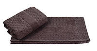 Полотенце махровое для ног Pera Hobby темно-серое 50х70 см