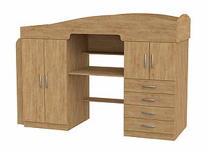 Ліжко-горище "Універсал-2" 70х190 см. Колір на вибір