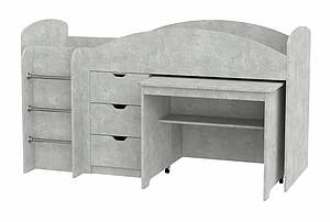 Ліжко-горище "Універсал" 70х190 см. Колір Ательє світлий