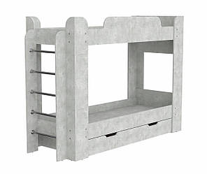 Ліжко двоярусне "Твікс" 70х190 см. Колір Ательє світлий