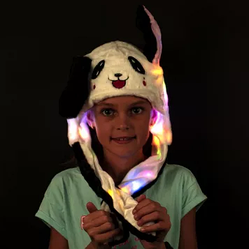 Шапка Панда з вухами, що рухаються, світяться