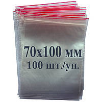 Пакет із застібкою Zip lock 70*100 мм