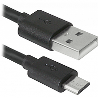 Кабель Edelin USB 2.0 - micro USB 0,3 м Black