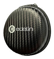 Чохол для навушників жорсткий кейс Edelin 9.3х4.0 см Black