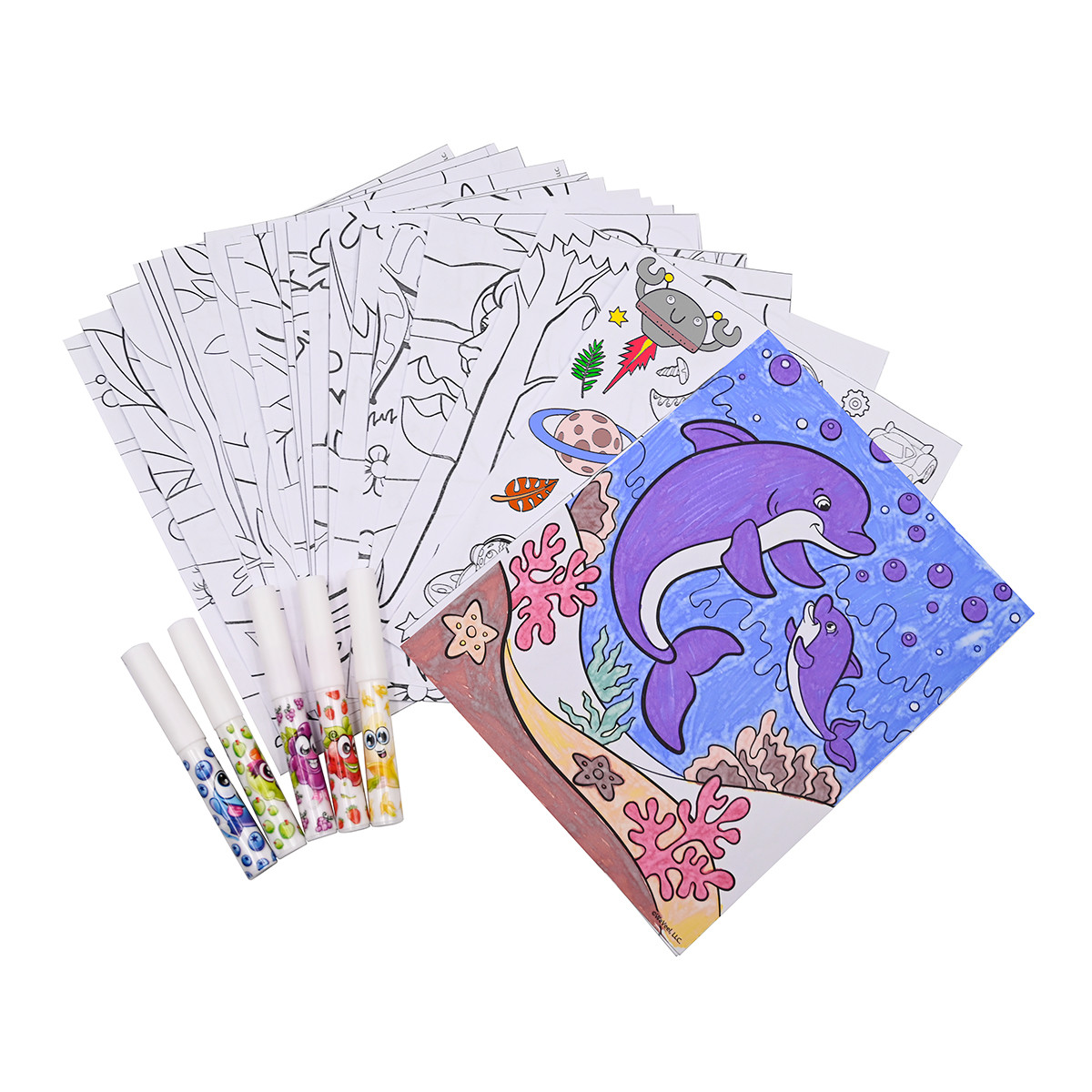 Ароматний набір для творчості Захоплюючі пригоди Clean Colouring Markers Scentos 20211, фото 1