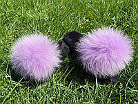 Женские тапочки домашние 37 размер с натуральным мехом фиолетовые, тапочки паркетка с мехом для дома