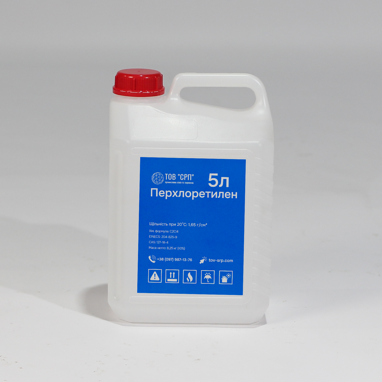 Перхлоретилен (тетрахлоретилен) у каністрах 5л/8кг (Китай)