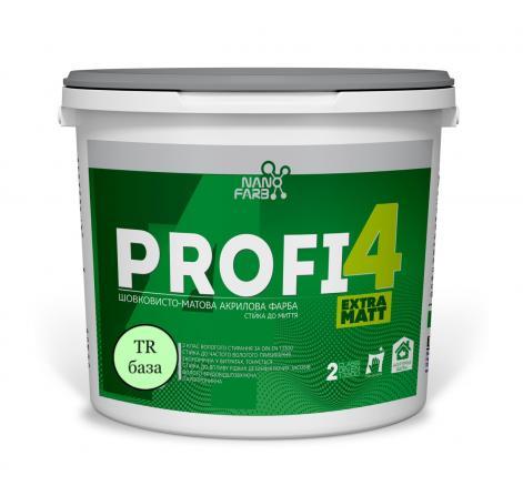 Profi 4 Nanofarb — Шовковисто-матова латексна фарба база TR, 9 л