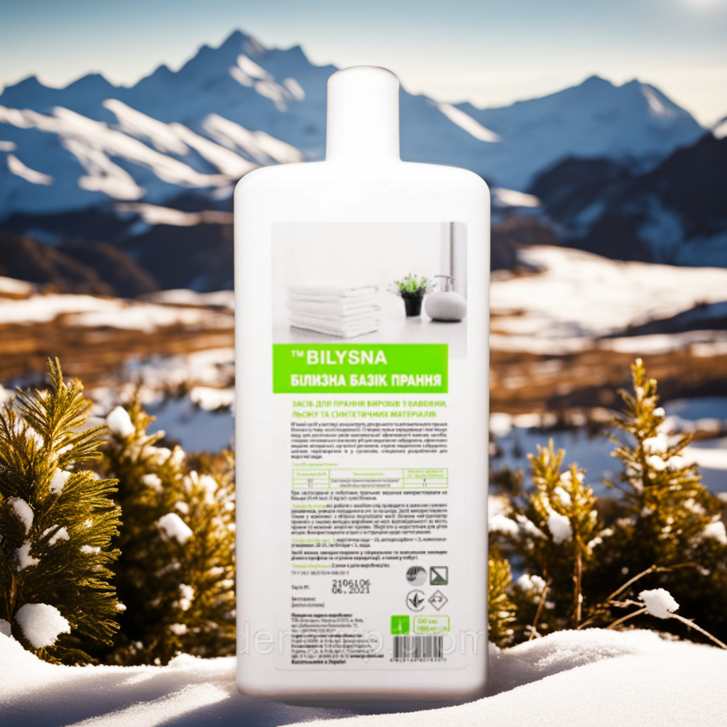 Засіб для ручного та автоматичного прання Білизна базік прання 1 л, фото 1